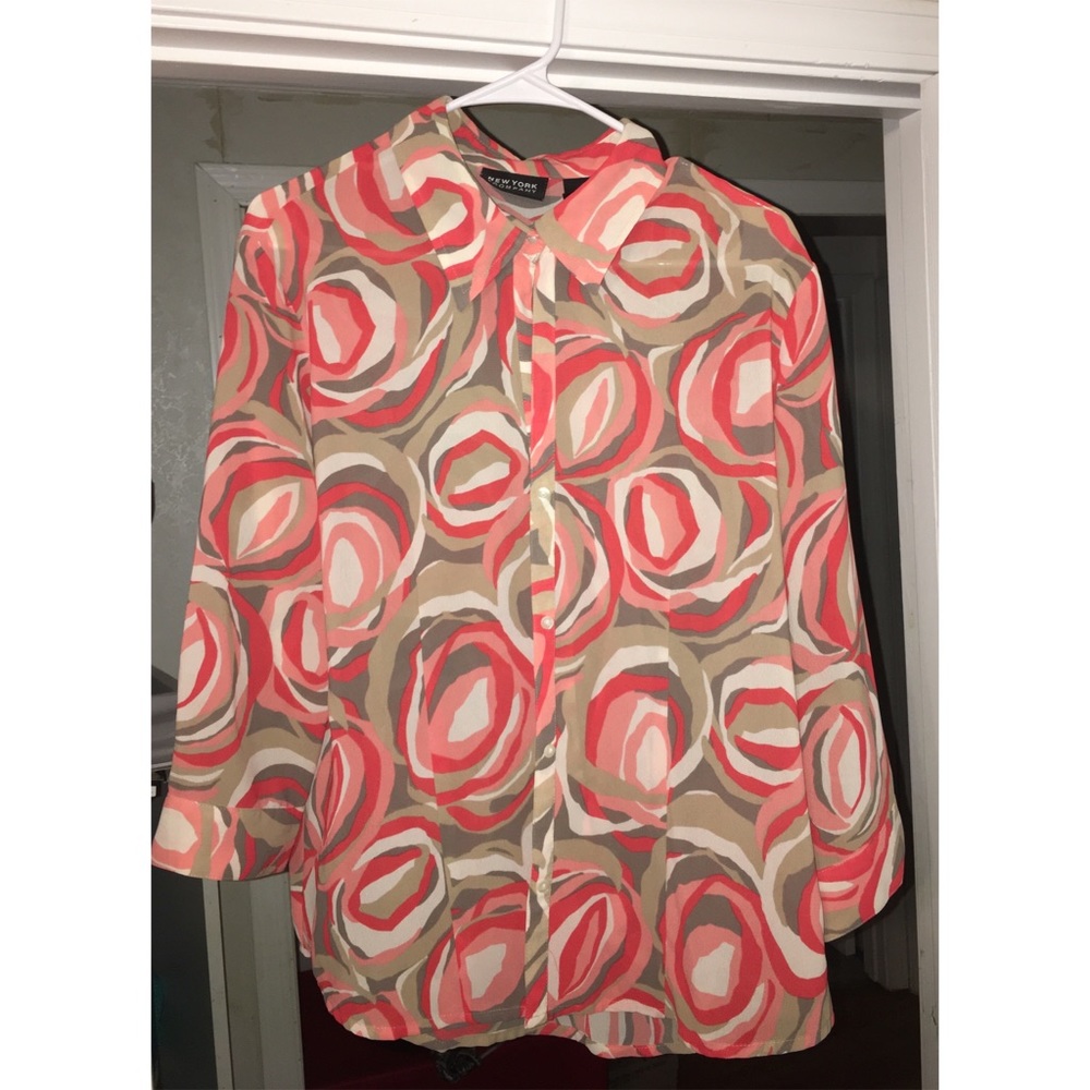 🍒New york and company button down